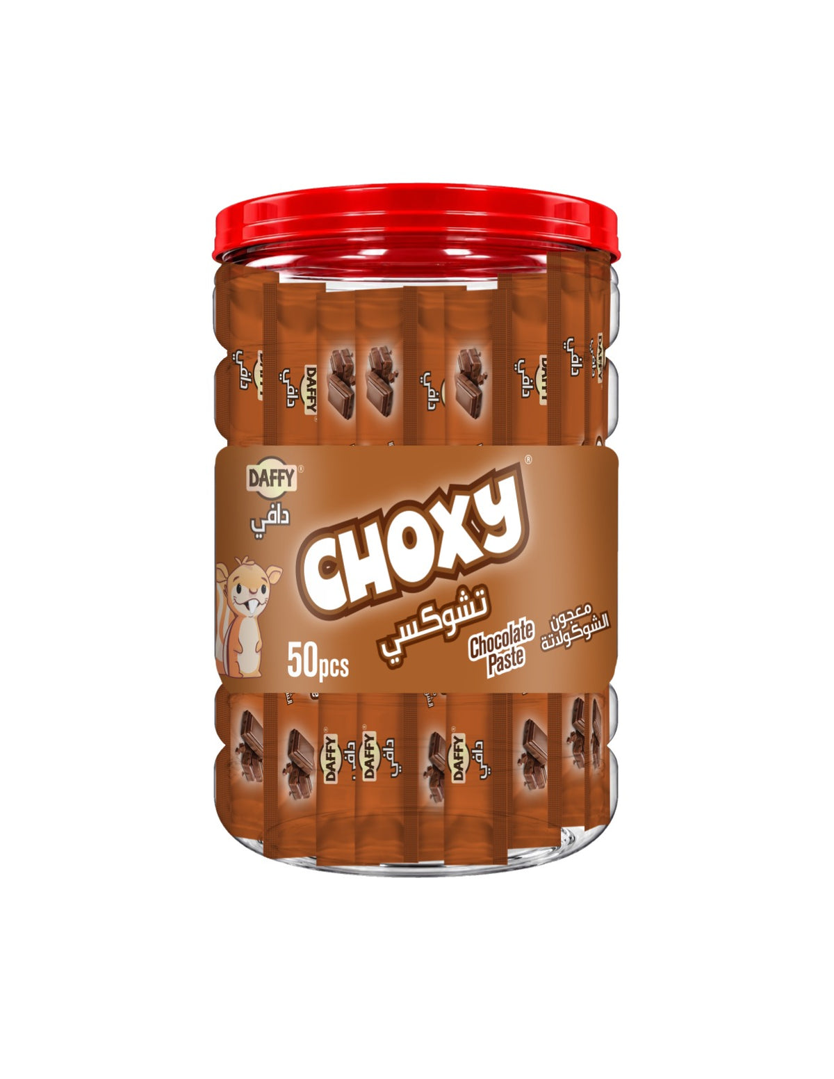 CHOXY – Chocolate Paste Sticks (50 Pcs Jar)